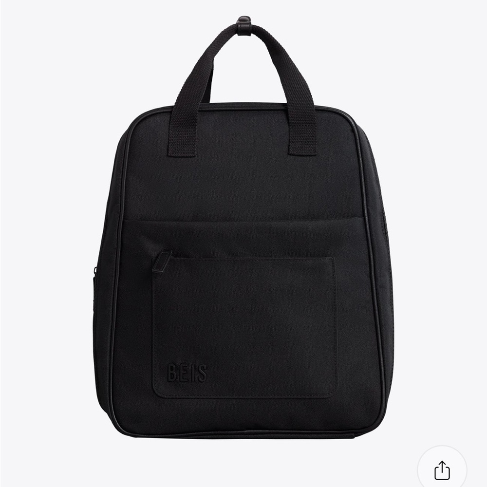 BEIS the expandable Backpack in Black
